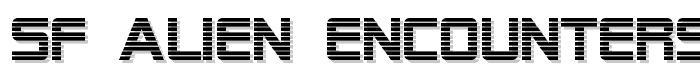 SF Alien Encounters font